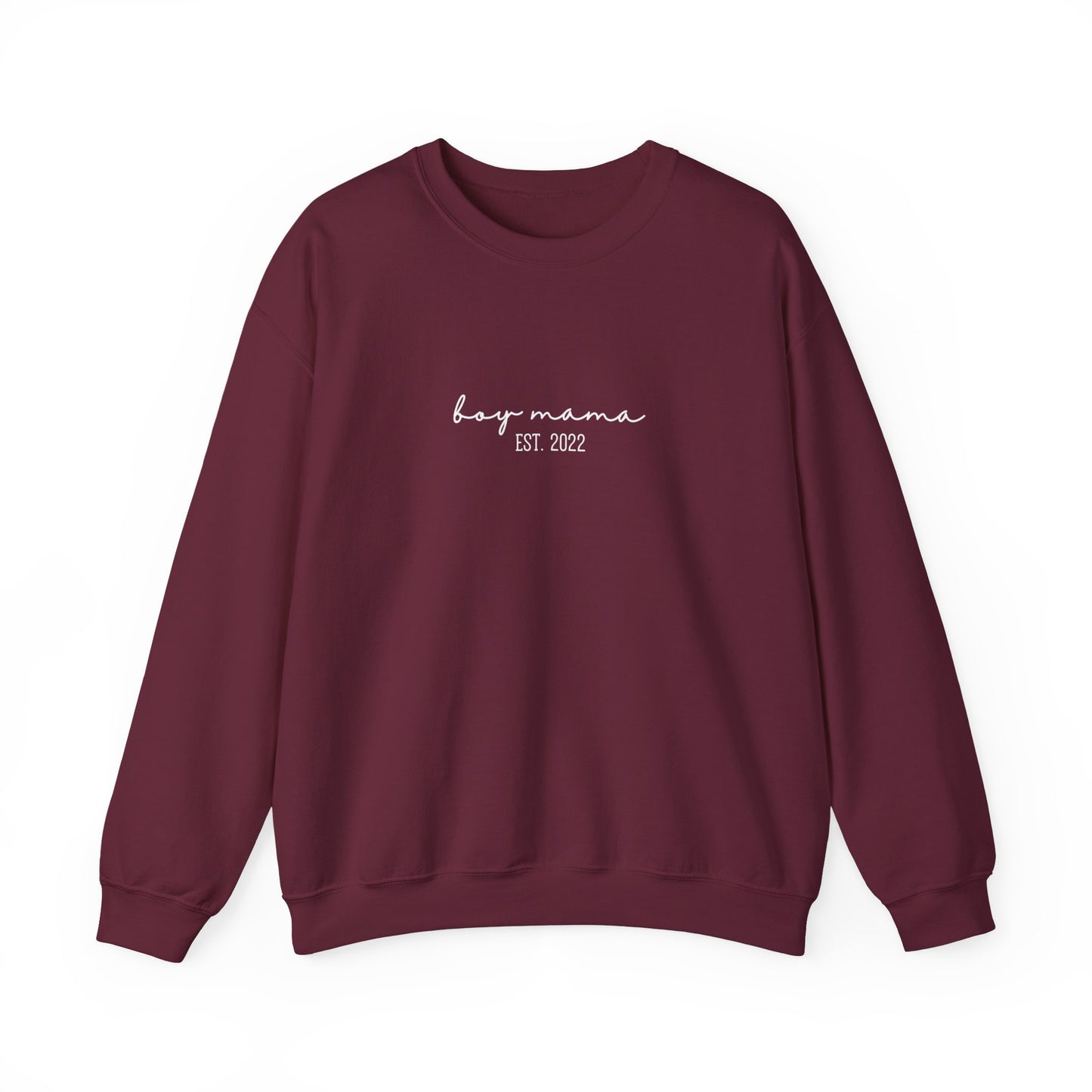 boy mama Est. 2022 Sweatshirt, Stylish Mom Sweatshirt,  Mother's Day Gift, For Her, For Mum.