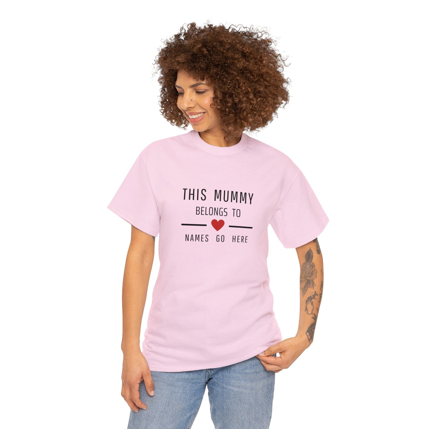 This Mummy Belongs to - Personalised T-Shirt - Mothers Day Gift - Mum, Mom T shirt - customised Top Add Names