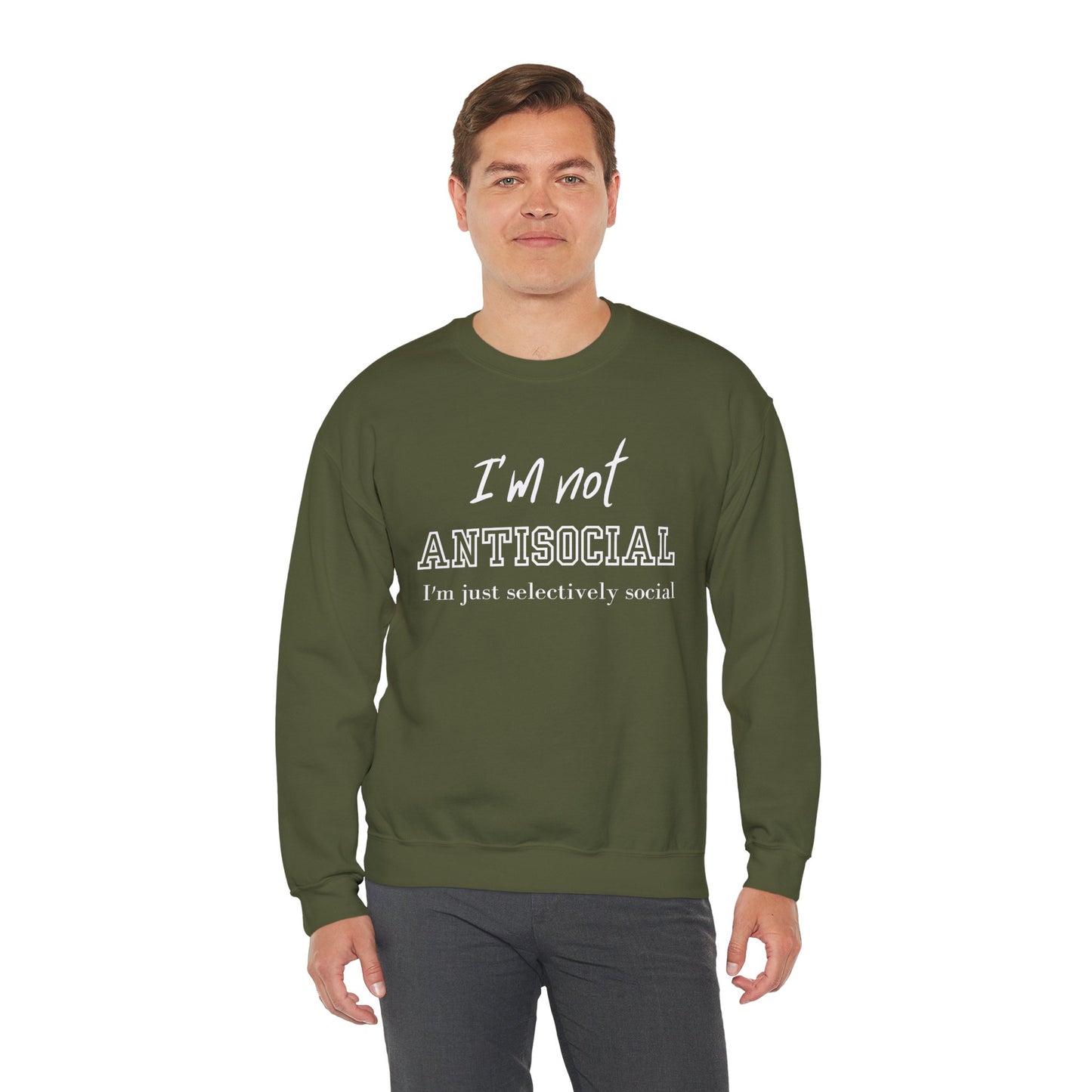 I'm not Antisocial I'm Just Selectively Social Shirt, Selectively Social sweatshirt, Sarcastic Shirt, Funny sweatshirt, Woman Gift sweatshirt