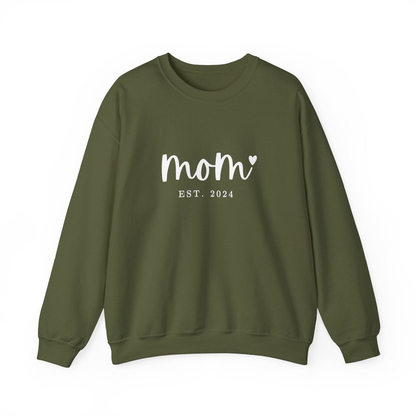 Sweatshirt Mom Est. 2024. The best gift for the expecting or new mom,  Mother's Day Gifts, gift for mummy