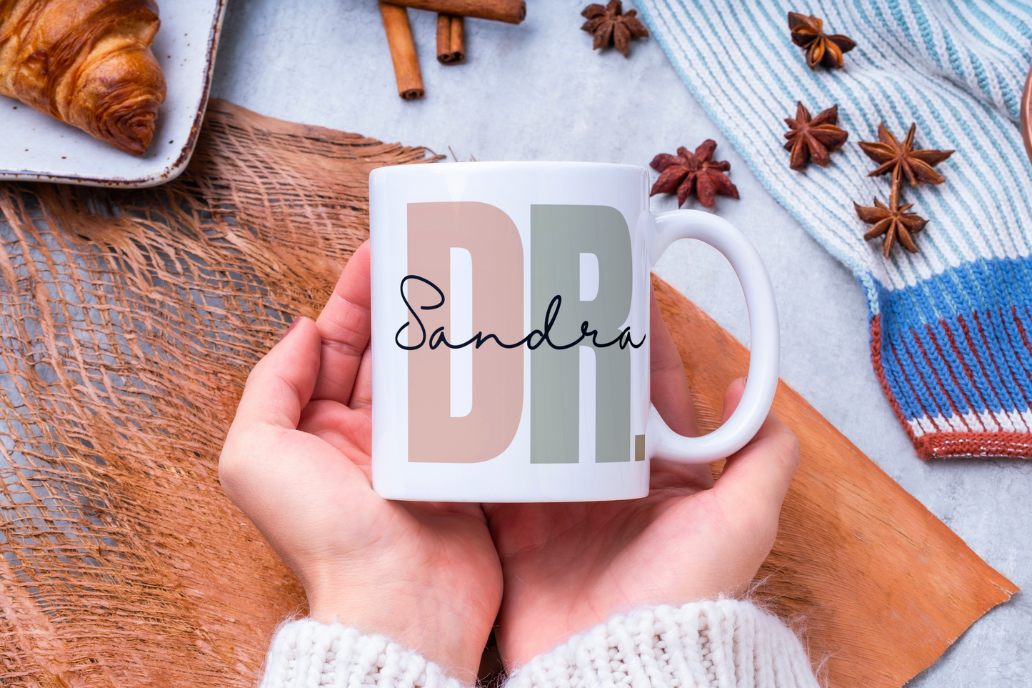 Personalised doctor mug with last name • Custom Dr Coffee Mug • Gift for Doctor • Medical School Graduation Gift • Personalized Dr Mug