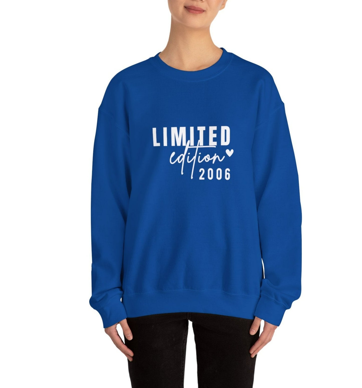 Limited Edition 2006 18th Birthday Sweatshirt, Personalised Sweatshirt | Add any Age |