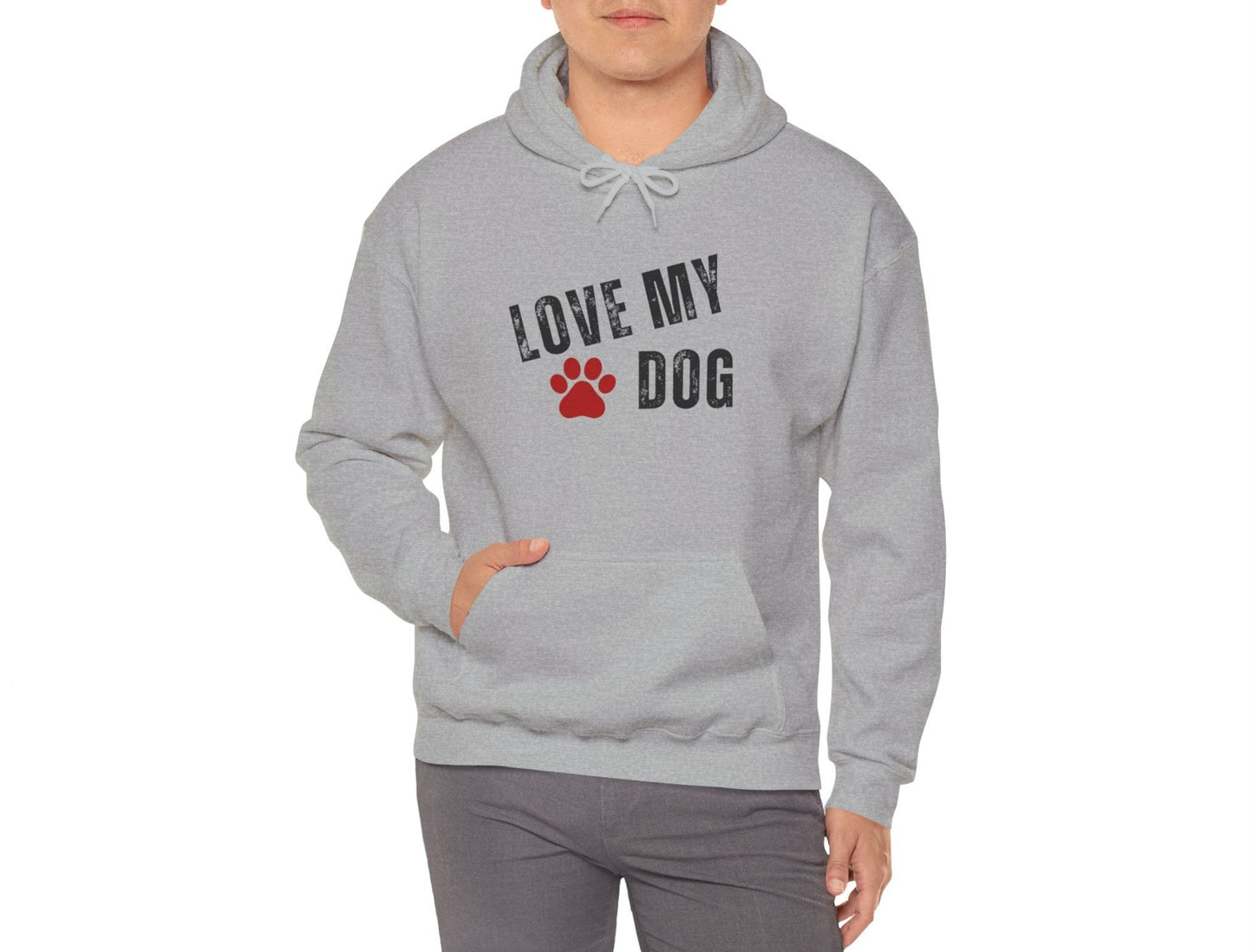 I Love my Dog Hoodie | Pet  lover Jumper |