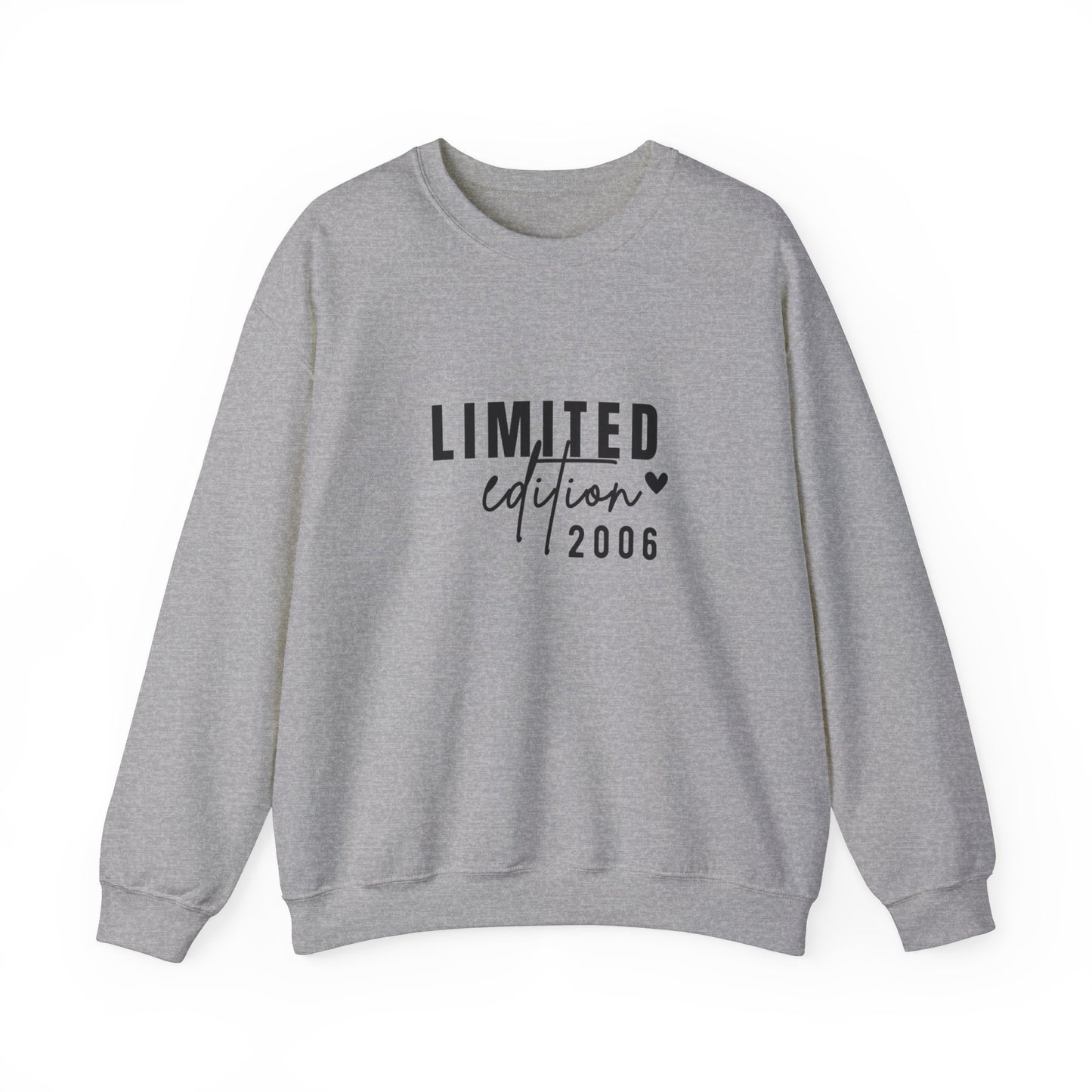 Limited Edition 2006 18th Birthday Sweatshirt, Personalised Sweatshirt | Add any Age |