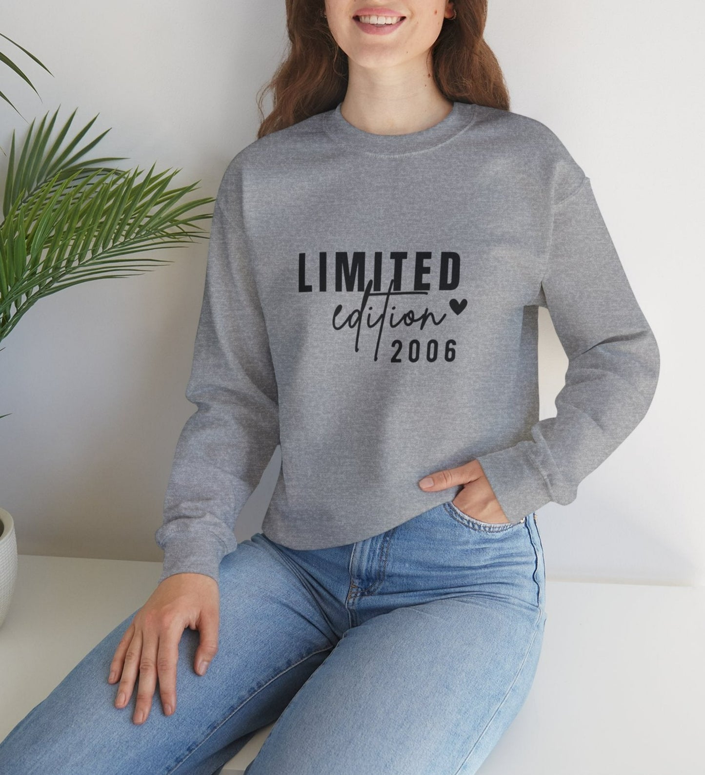 Limited Edition 2006 18th Birthday Sweatshirt, Personalised Sweatshirt | Add any Age |