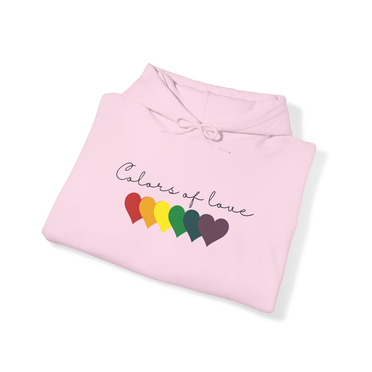 Rainbow Heart Hoodies, Unisex  Hoodies. LGBT tee, Perfect gift, Pride Rainbow Heart Hoodies, Colors of Love t Hoodies.