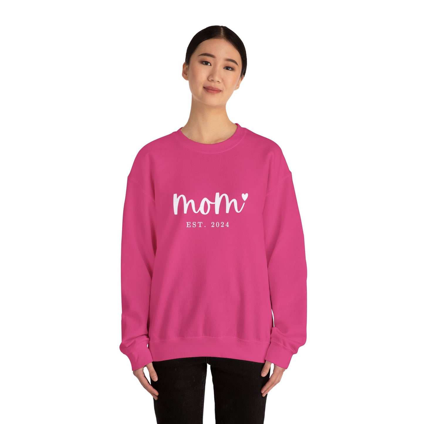 Sweatshirt Mom Est. 2024. The best gift for the expecting or new mom,  Mother's Day Gifts, gift for mummy