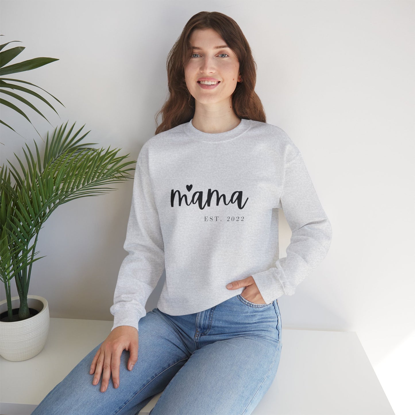 Mama Est. 2022 ♡ sweatshirt, best gift for mom, Mother's Day Gift, gifts for mom