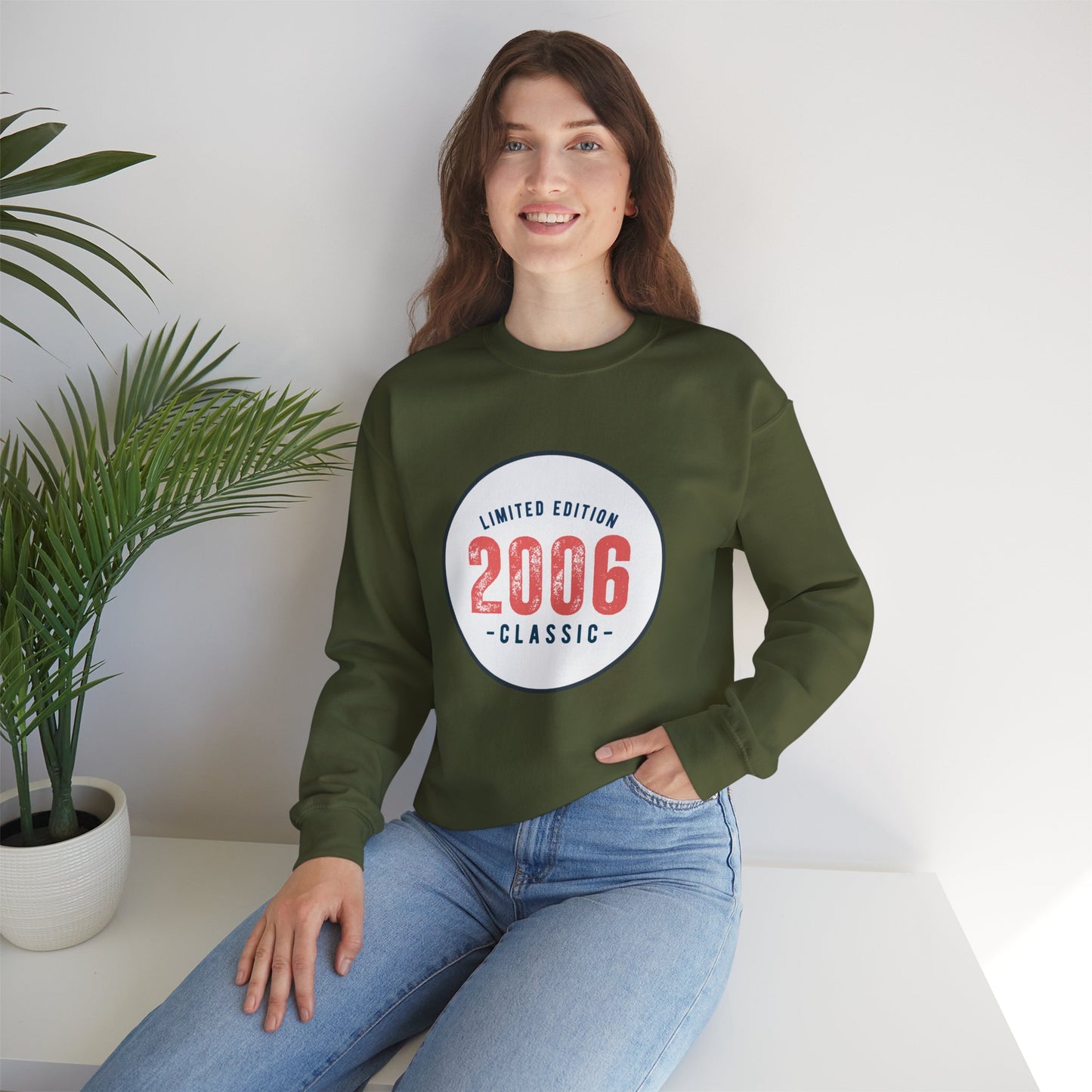 Limited Edition 2006 Classic Sweatshirt, Birthday Gift, Gift for him, Gift for her. UNISEX. Add any year.