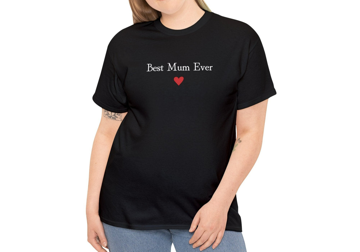 Best Mum Ever T-Shirt | Best mum ever with Heart cute  T shirt | Mothers day gift | Gift for Mum | Gift for Mummy