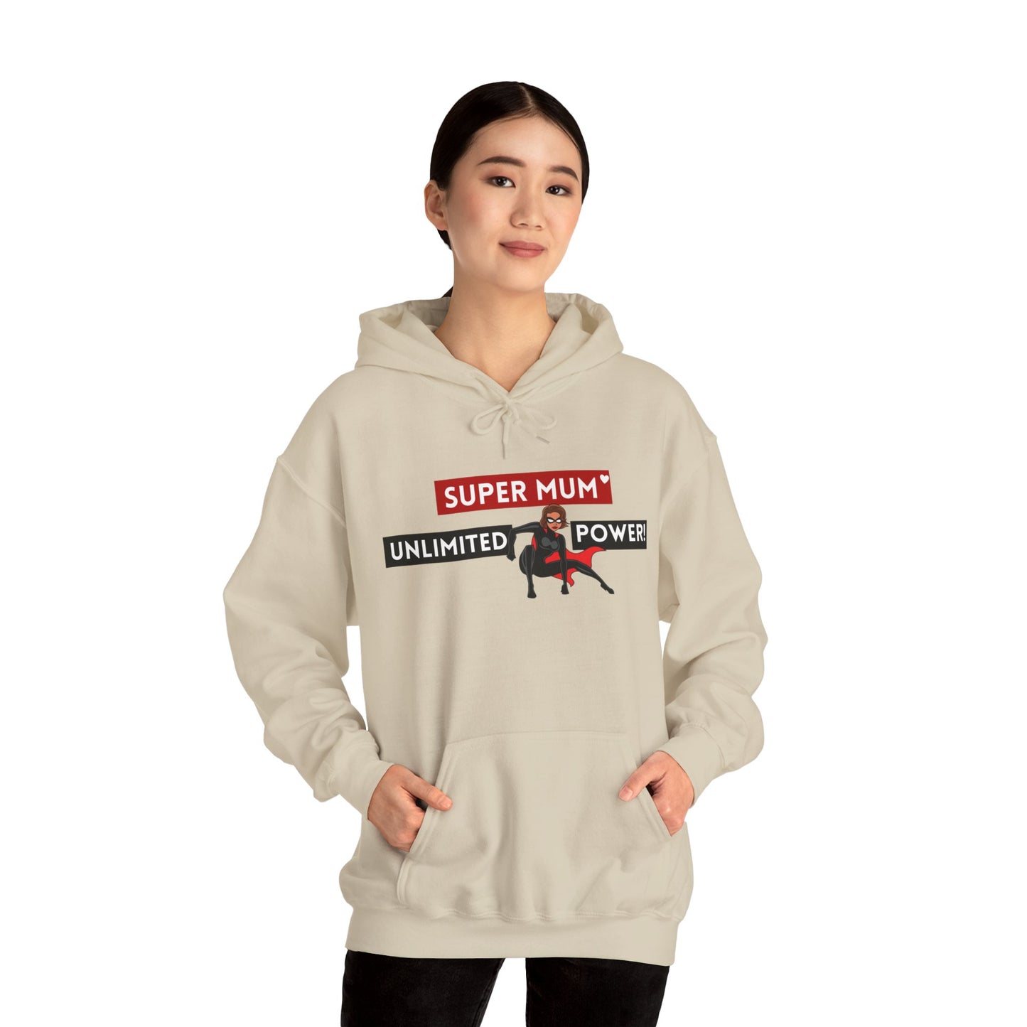 Super Mum: Unlimited Power! Hoodie , the best hoodie for Super Mum, Mother's Day Gifts ♡