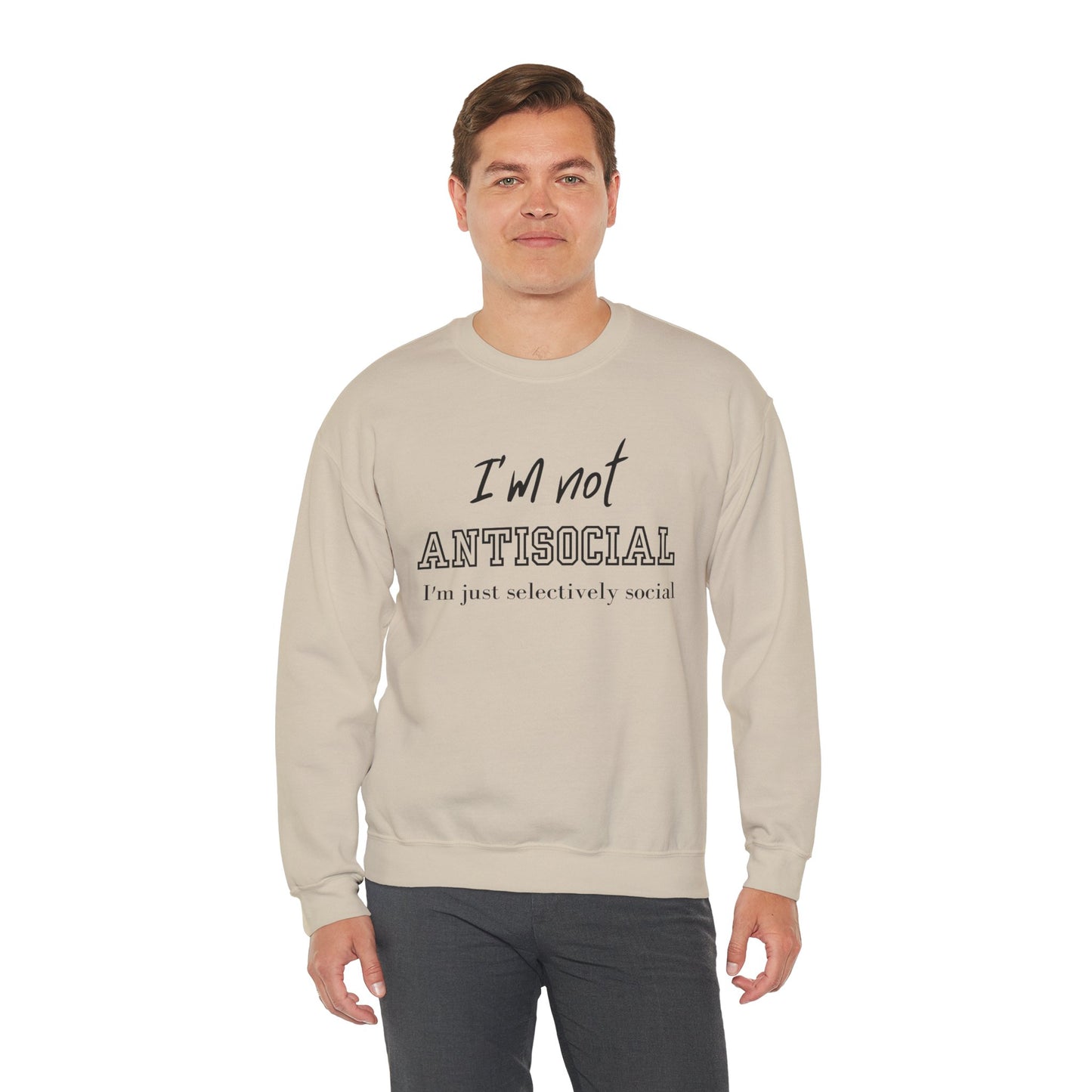 I'm not Antisocial I'm Just Selectively Social Shirt, Selectively Social sweatshirt, Sarcastic Shirt, Funny sweatshirt, Woman Gift sweatshirt