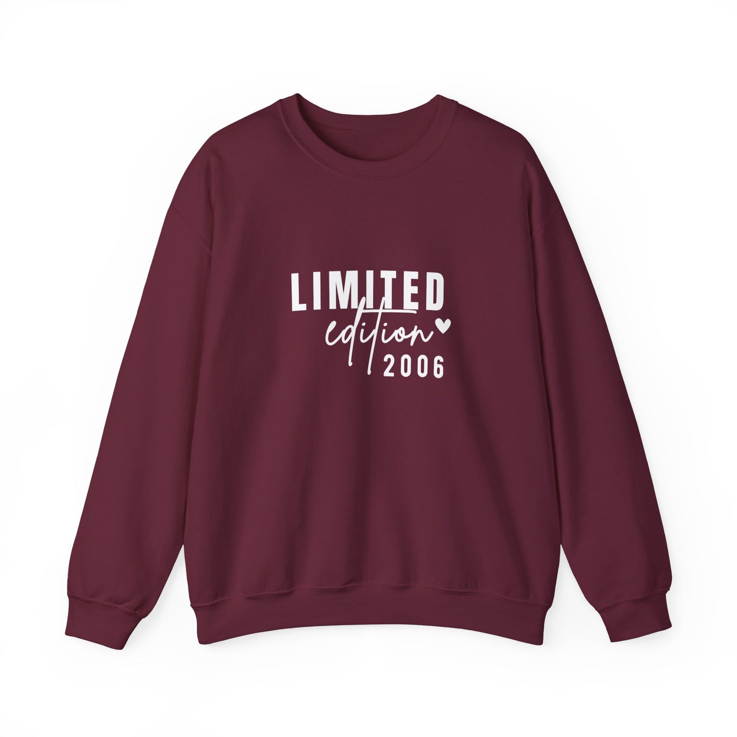 Limited Edition 2006 18th Birthday Sweatshirt, Personalised Sweatshirt | Add any Age |