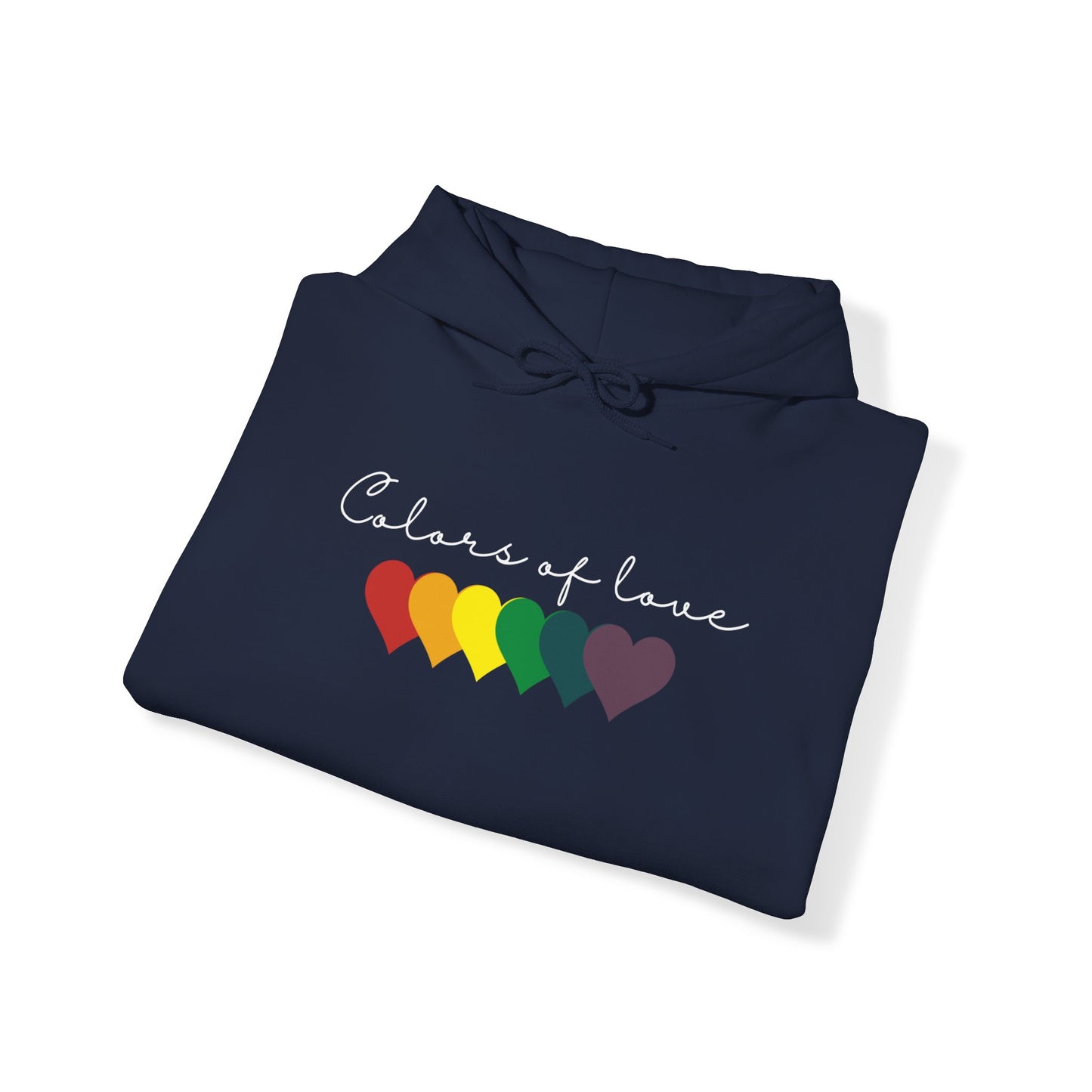 Rainbow Heart Hoodies, Unisex  Hoodies. LGBT tee, Perfect gift, Pride Rainbow Heart Hoodies, Colors of Love t Hoodies.