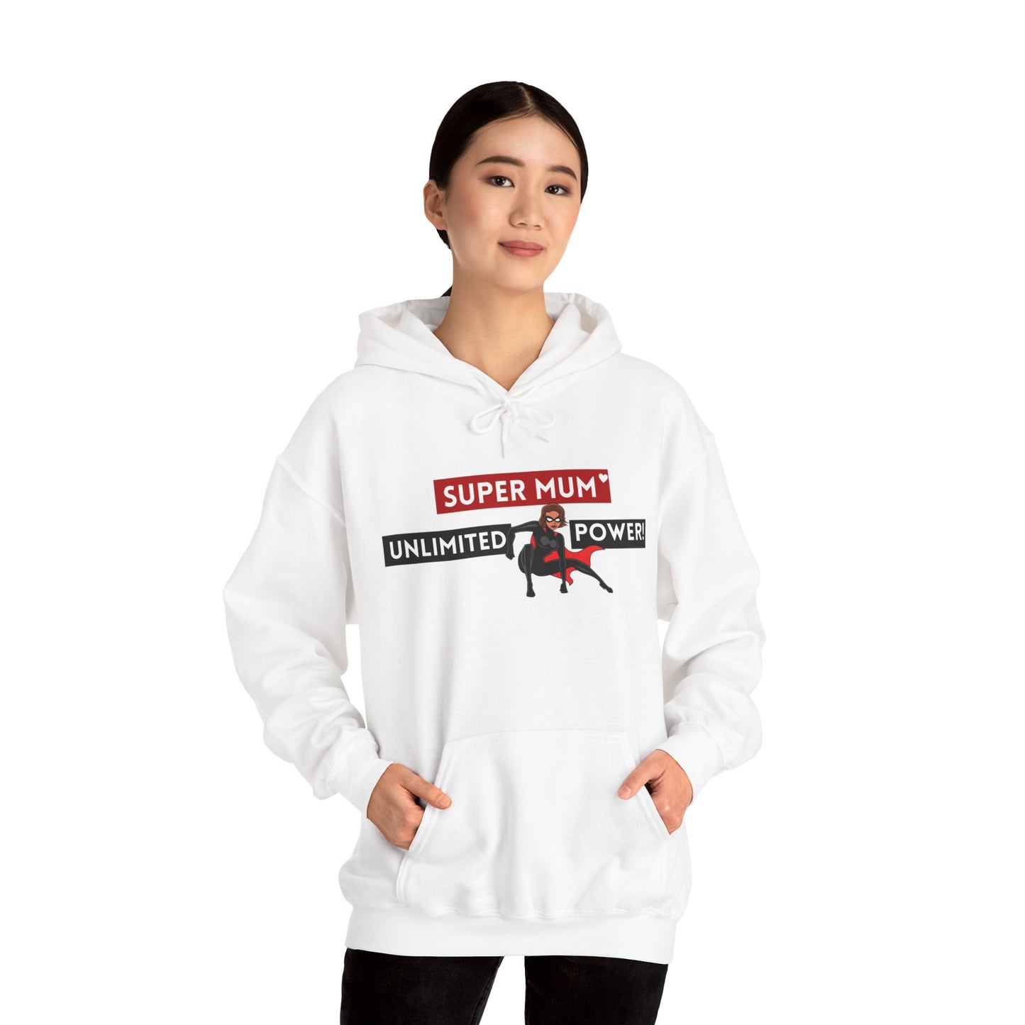 Super Mum: Unlimited Power! Hoodie , the best hoodie for Super Mum, Mother's Day Gifts ♡