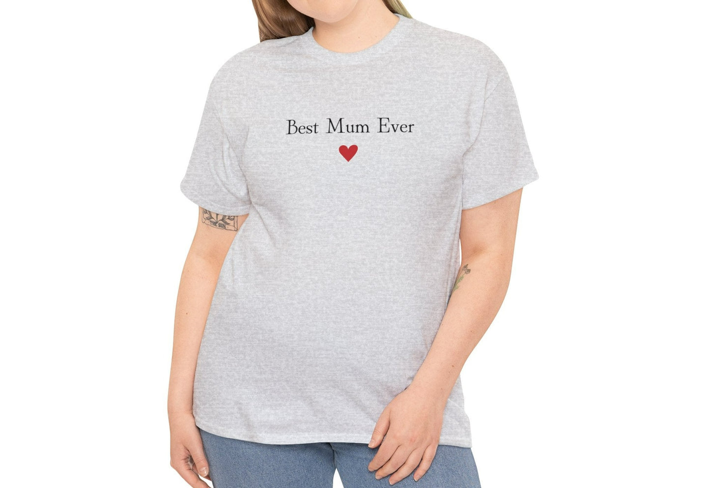 Best Mum Ever T-Shirt | Best mum ever with Heart cute  T shirt | Mothers day gift | Gift for Mum | Gift for Mummy