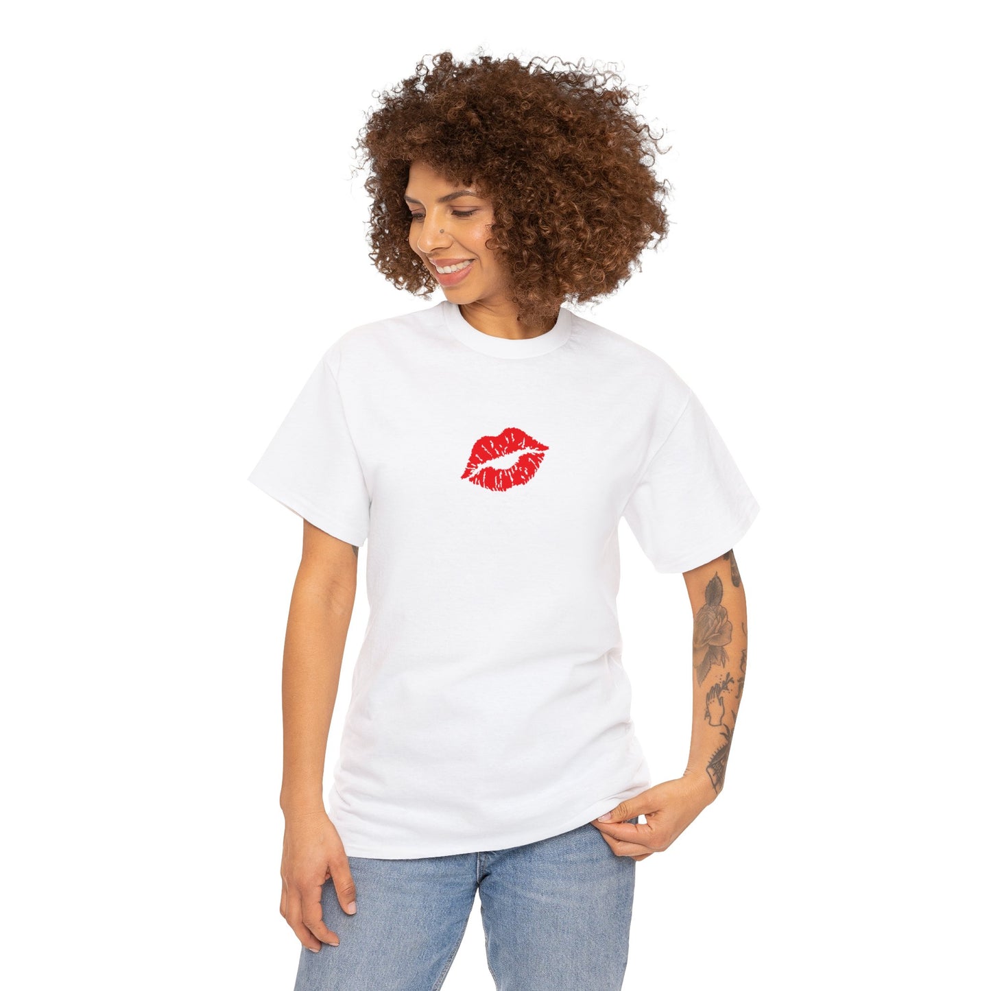 Lovely Kiss tshirt: Trendy Smooch 💋  gift for girlfriend