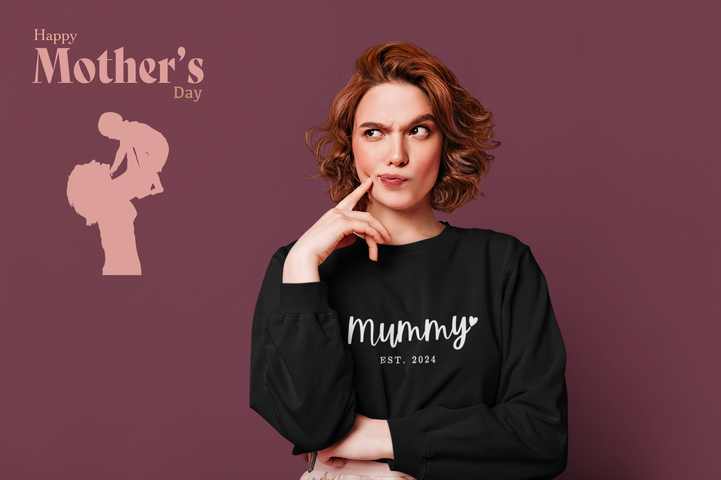 Mummy Est. 2024 Sweatshirt, Mother's Day Gifts, Gift for mummy