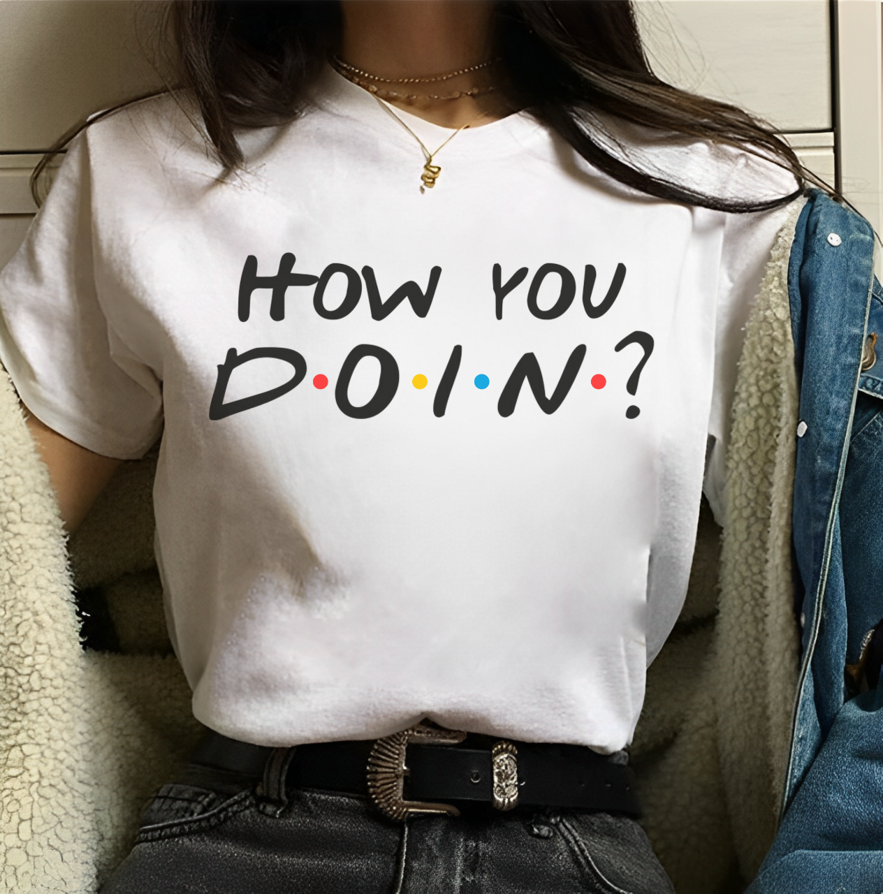 How you doin? T-shirt | 90s Tshirt | Friends T-shirt | Joey Tshirt