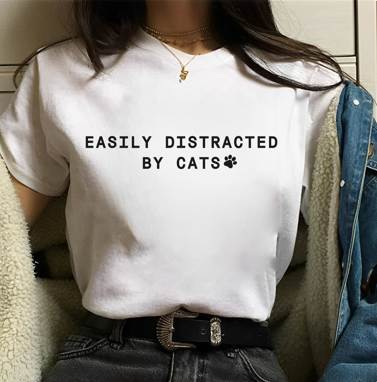 Easily Distracted By Cats Shirt 🐾