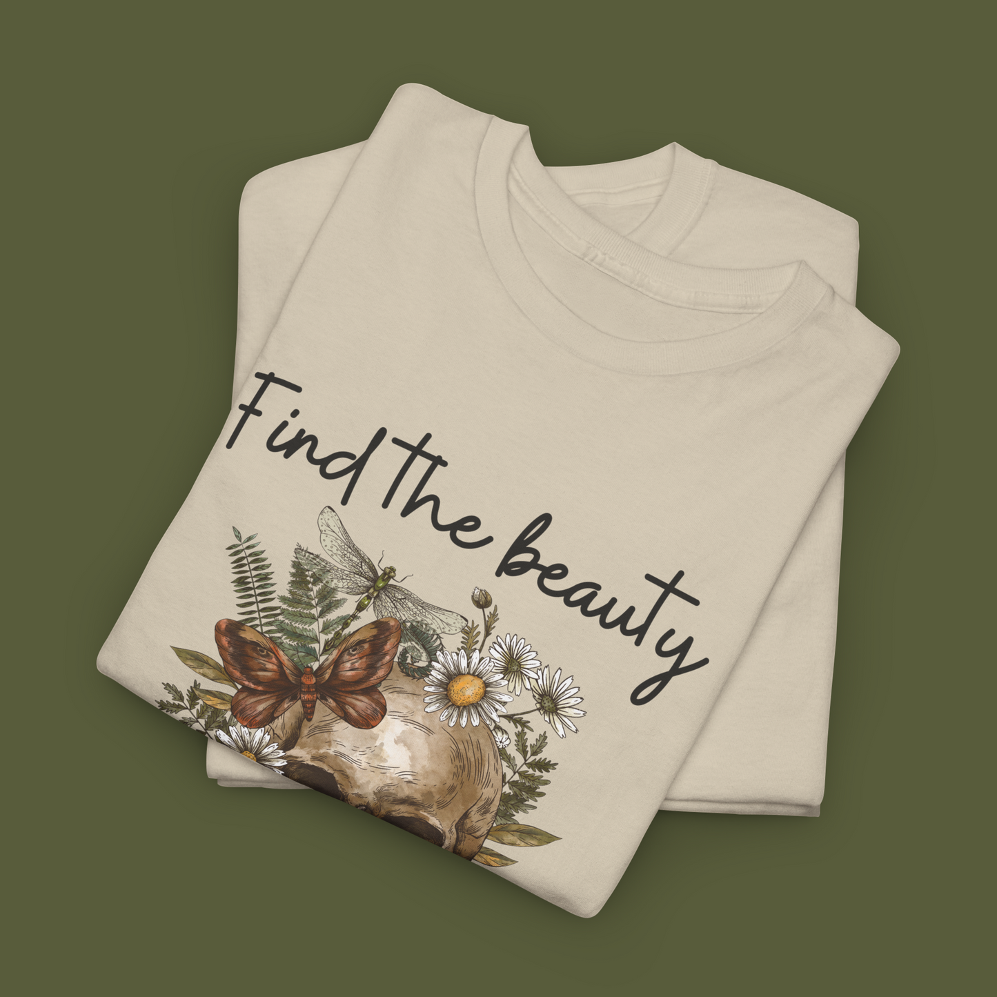 Find the beauty in my pain T-shirt |  Positive Shirt ♡