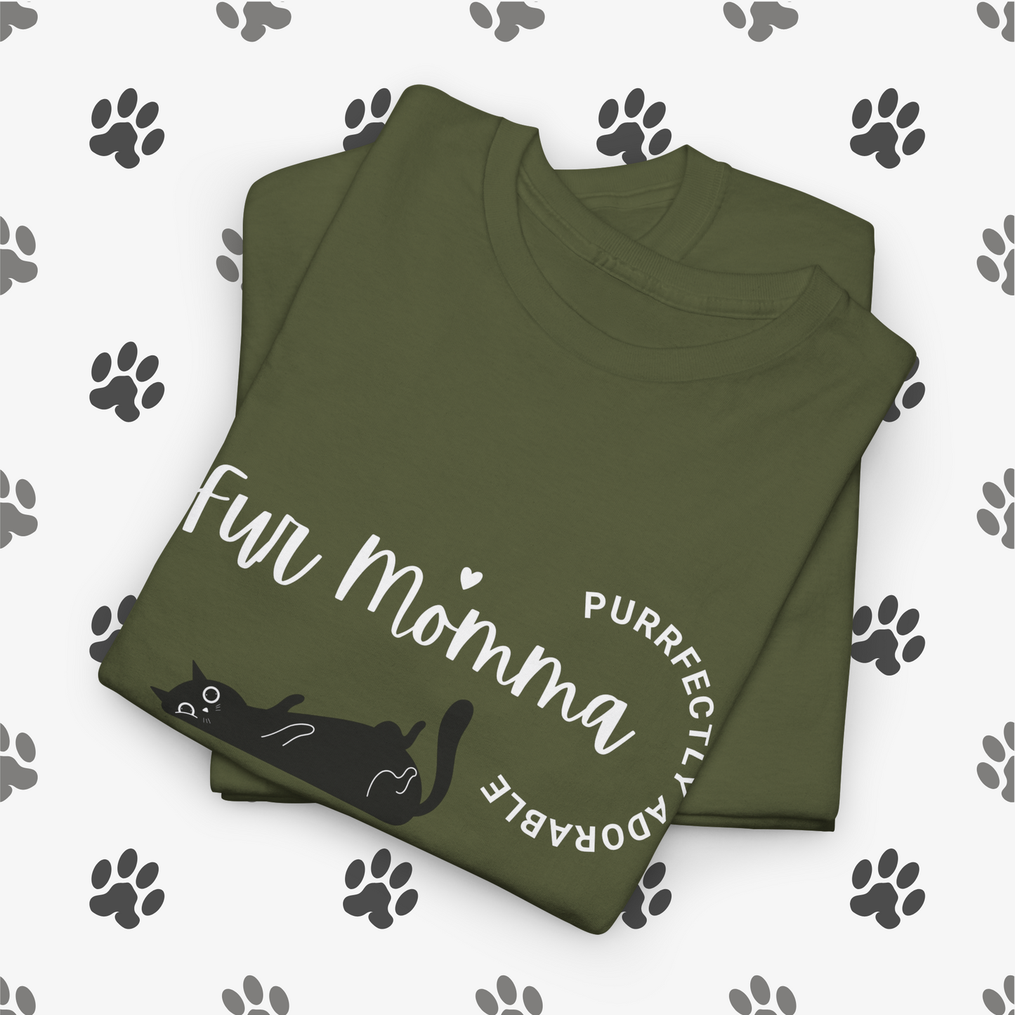 🐾 Fur Momma Purrfectly Adorable tshirt,  Perfect gift for cat lovers, tshirt for the crazy cat lady 🐈‍⬛