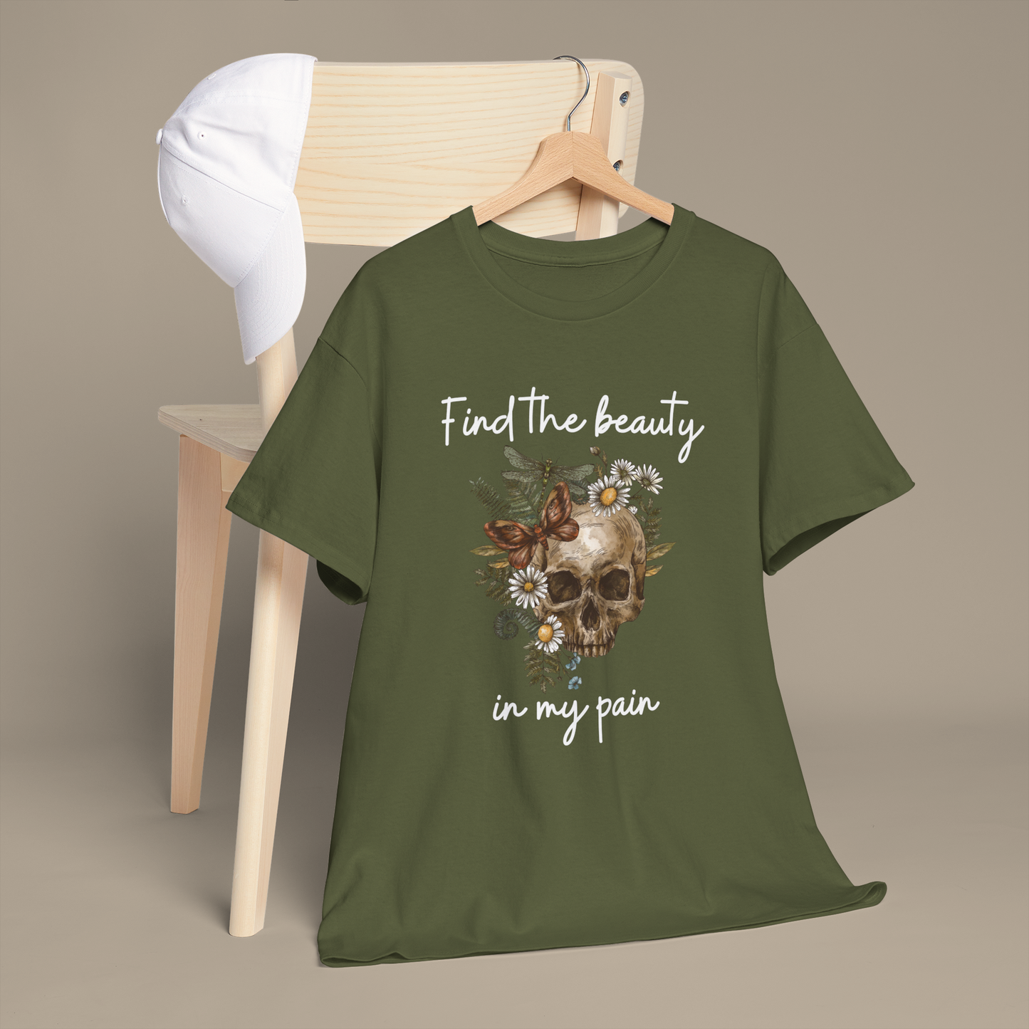 Find the beauty in my pain T-shirt |  Positive Shirt ♡