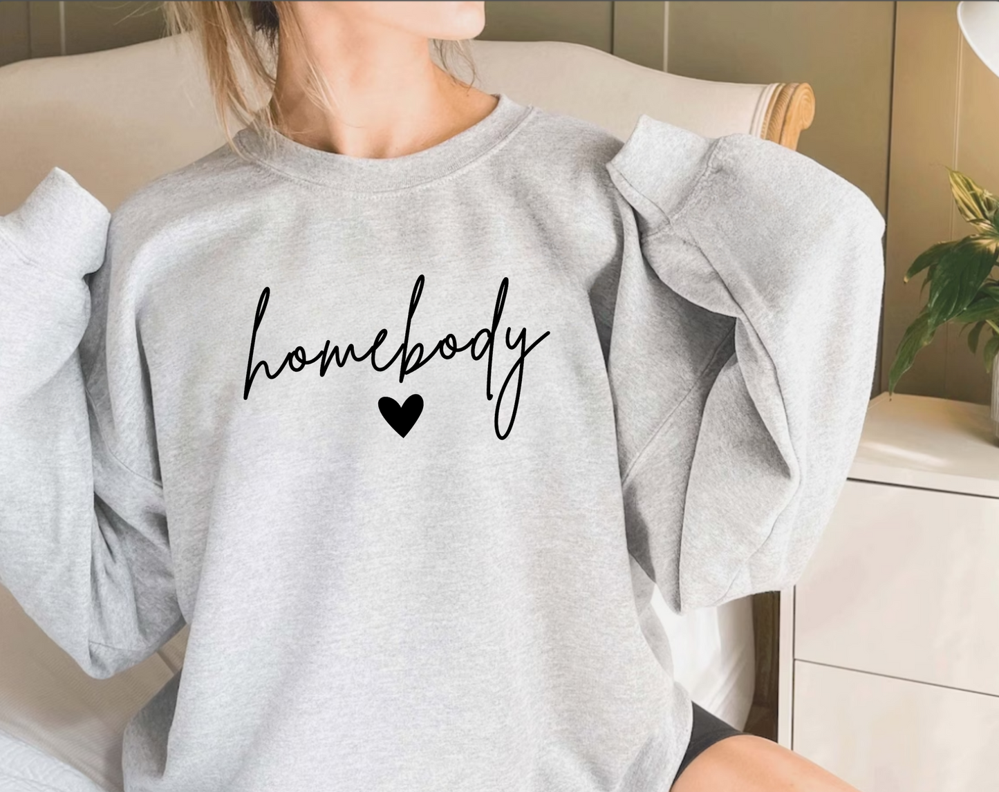 Homebody Sweatshirt, Cozy Sweatshirt, Graphic Sweatshirt, Slouchy Sweatshirt, Cute Sweatshirt, Trendy Sweatshirt