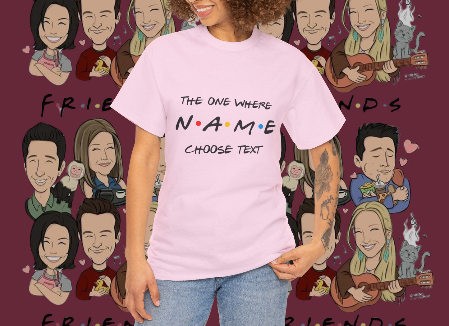 The one where "name" turns any "age" 15 30 45, Perfect Gift, Birthday tshirt, tshirt Custom birthday gift,Valentines Day Gift. Unisex