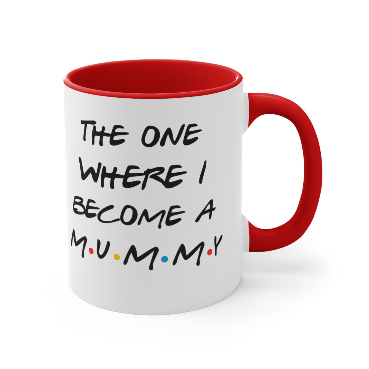 Expectant mummy mug, The One Where I Become a Mummy mug, mum to be gift, pregnancy reveal, baby shower gift, womens gift, Mother's Day Gifts