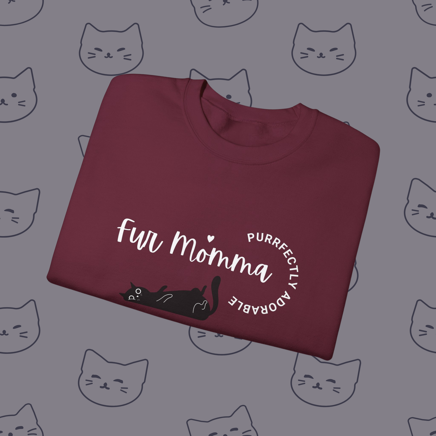 🐾 Fur Momma Purrfectly Adorable sweatshirt,  Perfect gift for cat lovers, sweatshirt for the crazy cat lady 🐈‍⬛