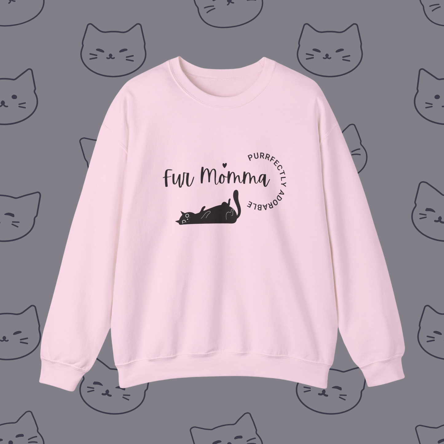 🐾 Fur Momma Purrfectly Adorable sweatshirt,  Perfect gift for cat lovers, sweatshirt for the crazy cat lady 🐈‍⬛