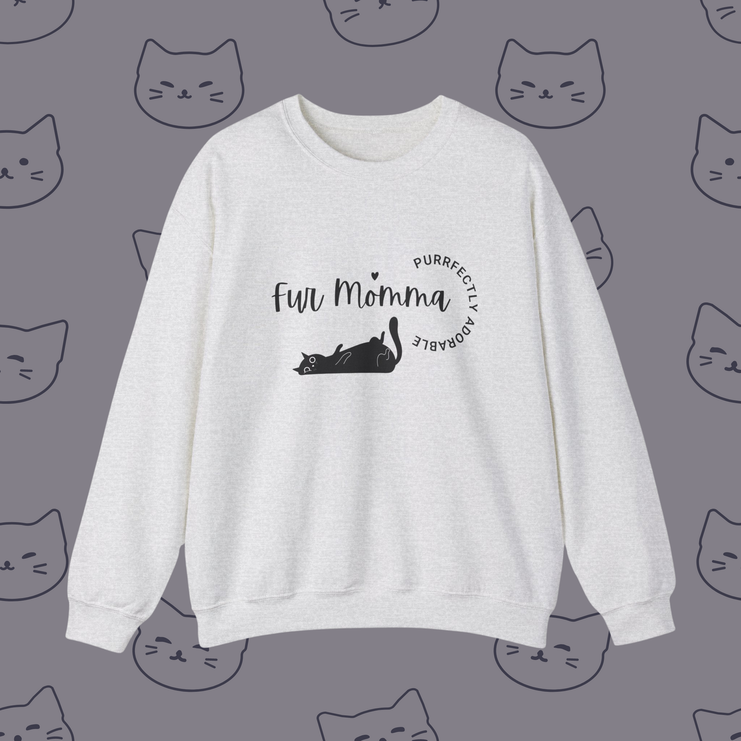 🐾 Fur Momma Purrfectly Adorable sweatshirt,  Perfect gift for cat lovers, sweatshirt for the crazy cat lady 🐈‍⬛