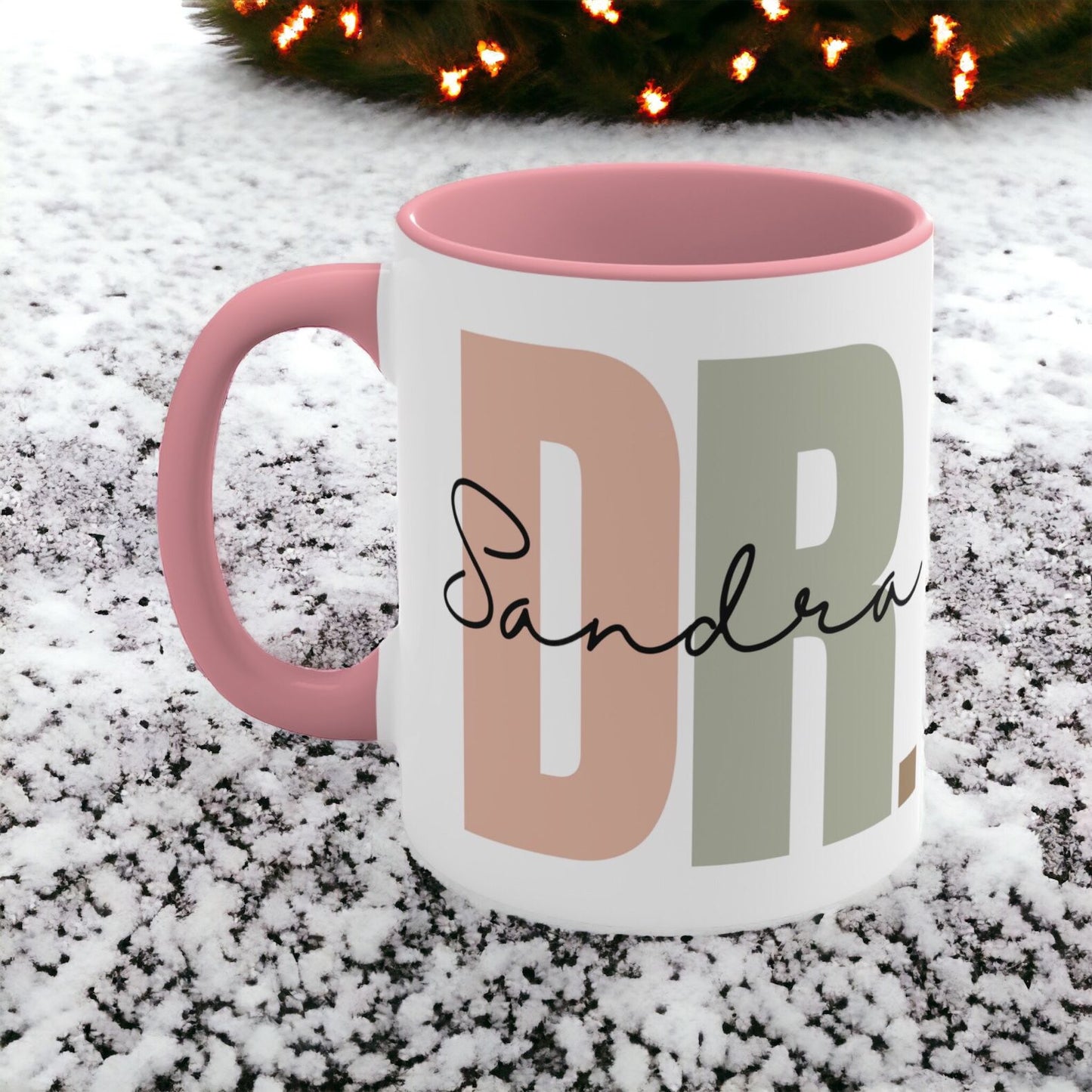 Personalised doctor mug with last name • Custom Dr Coffee Mug • Gift for Doctor • Medical School Graduation Gift • Personalized Dr Mug