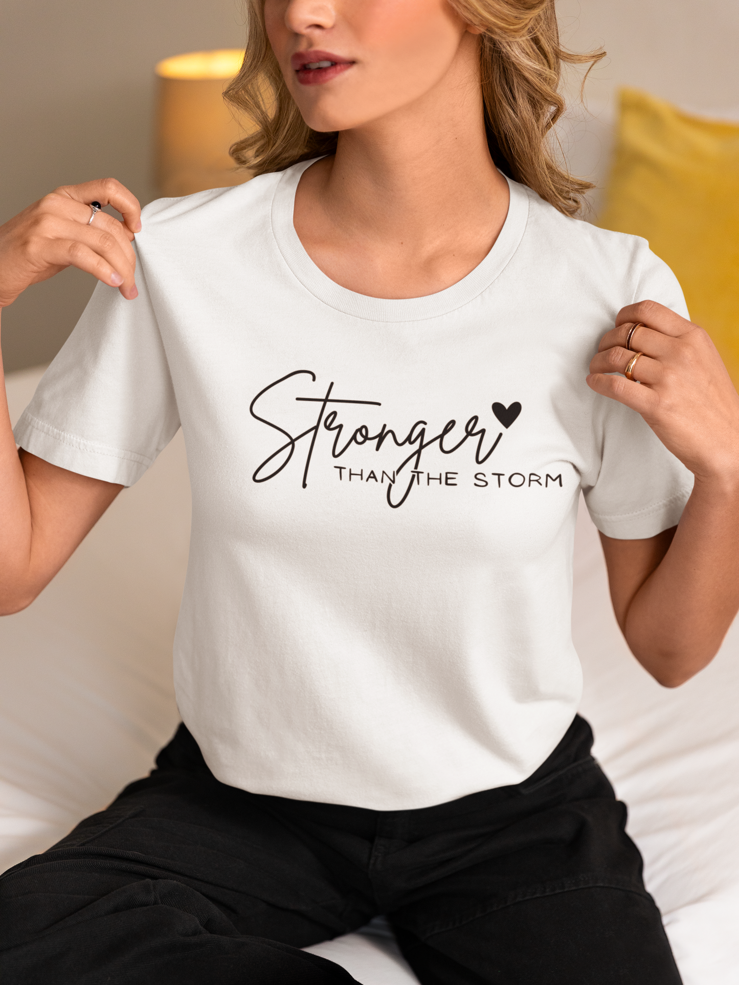 Stronger Than The Storm  T-shirt | Strong Women Tshirt | Positive Affirmation