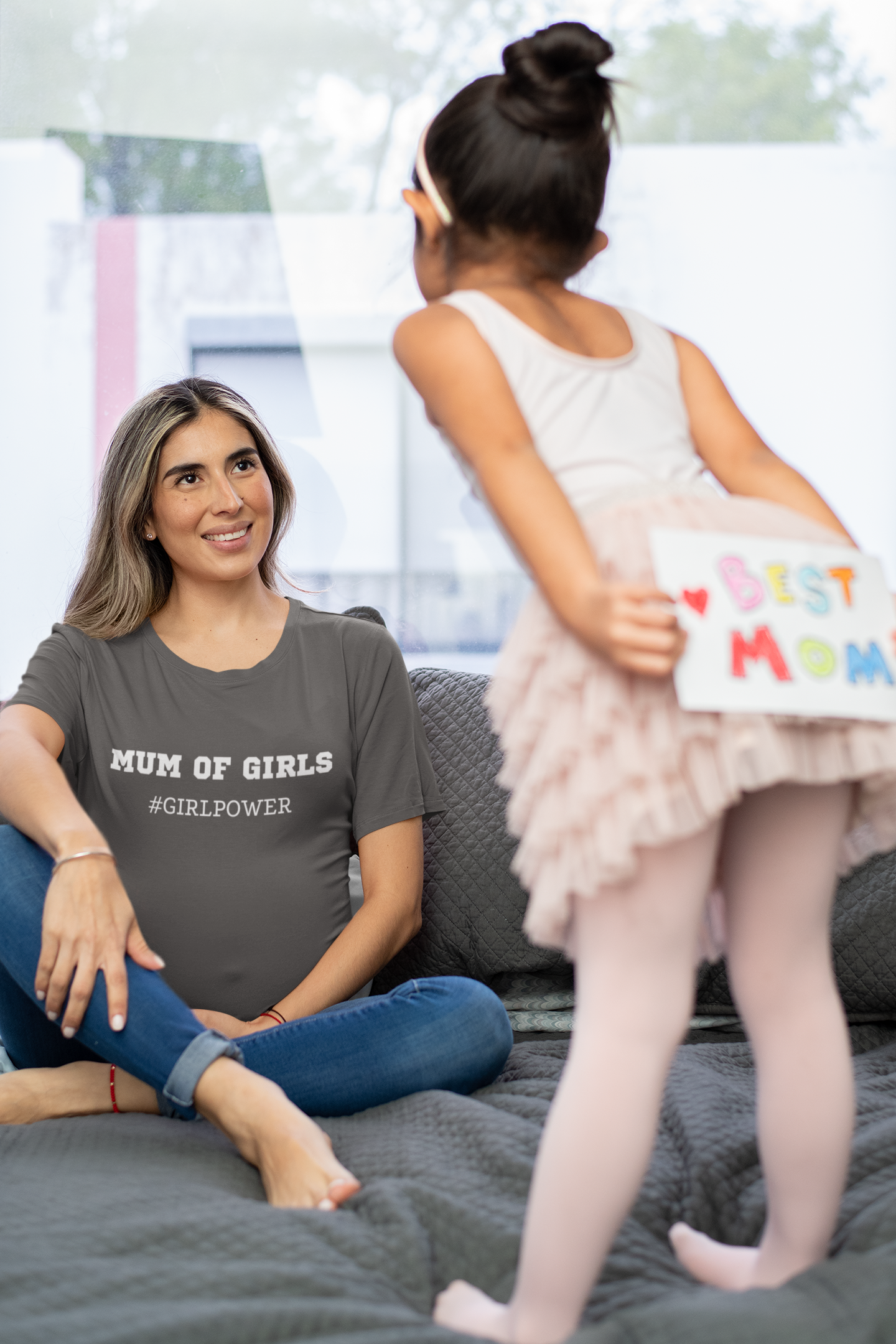 Mum of Girls #Girlpower ♡ - T-Shirt - Mum, Mom shirt - Gift for mum - Mothers day gift - girl power