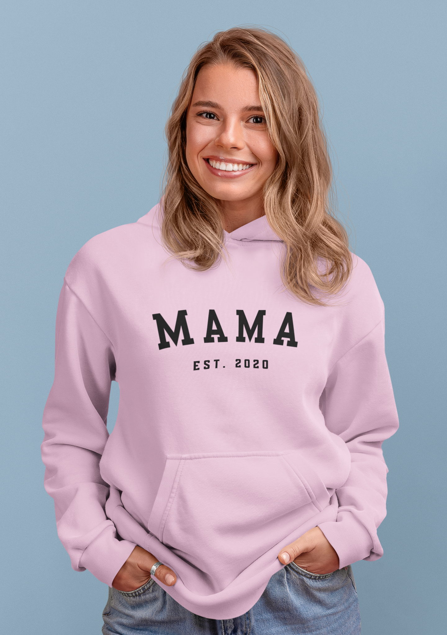 Perfect Hoodie Sweatshirt  MAMA Est. 2020. The best gift for  mum, Mother's Day Gifts, gift for mummy ♡ Personalized gift