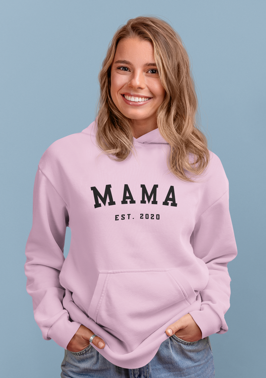 Perfect Hoodie Sweatshirt  MAMA Est. 2020. The best gift for  mum, Mother's Day Gifts, gift for mummy ♡ Personalized gift