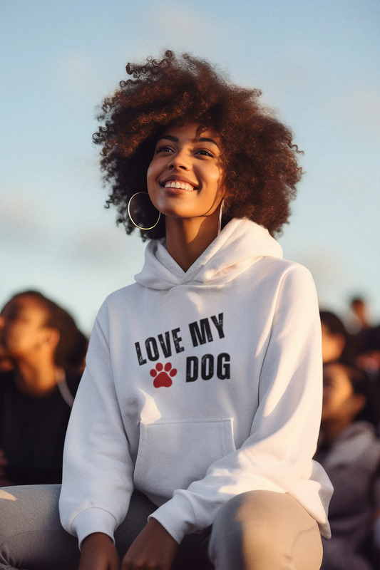 I Love my Dog Hoodie | Pet  lover Jumper |