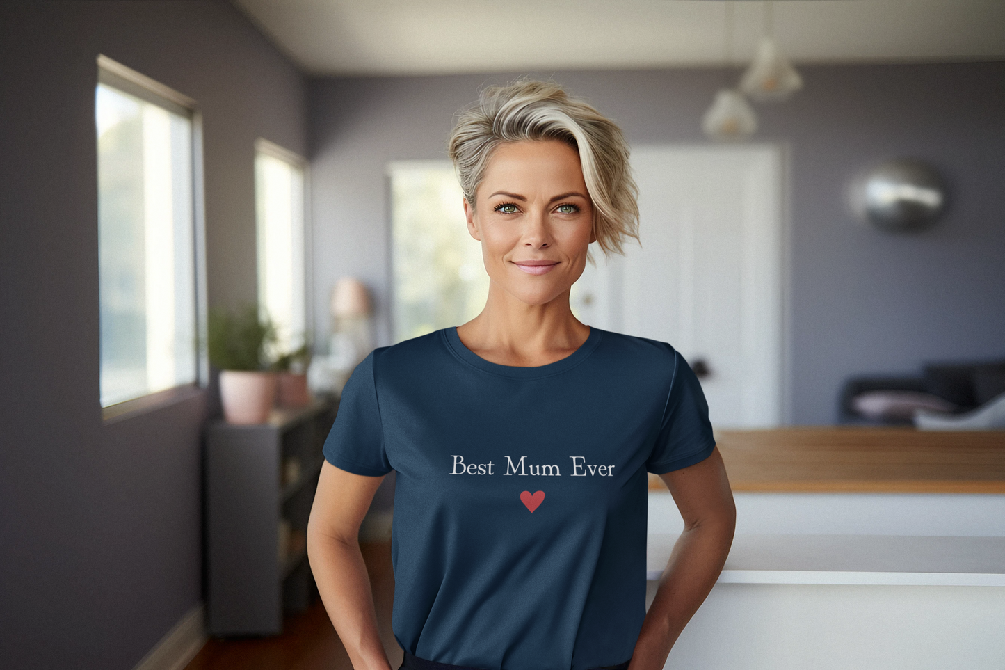 Best Mum Ever T-Shirt | Best mum ever with Heart cute  T shirt | Mothers day gift | Gift for Mum | Gift for Mummy