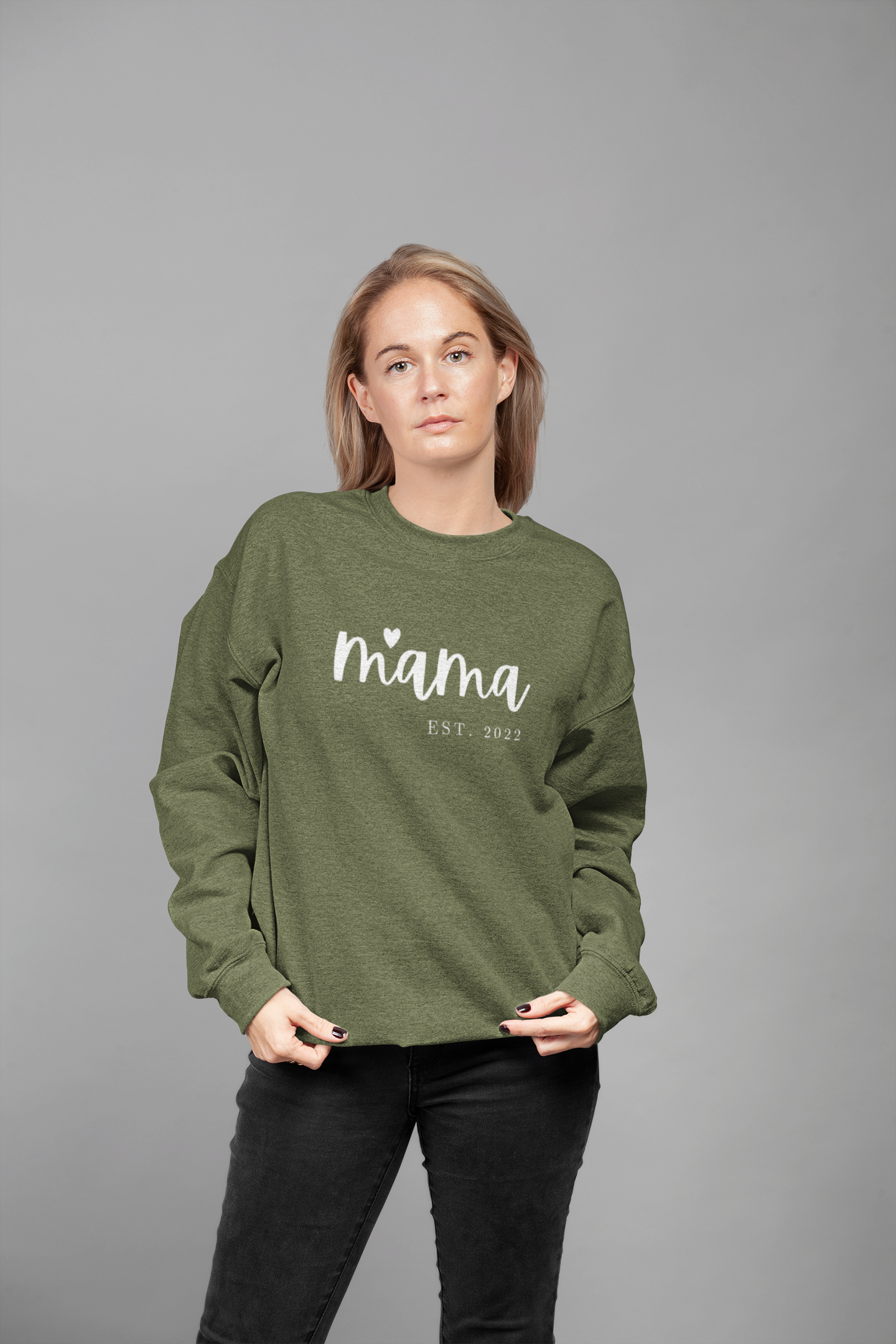 Mama Est. 2022 ♡ sweatshirt, best gift for mom, Mother's Day Gift, gifts for mom