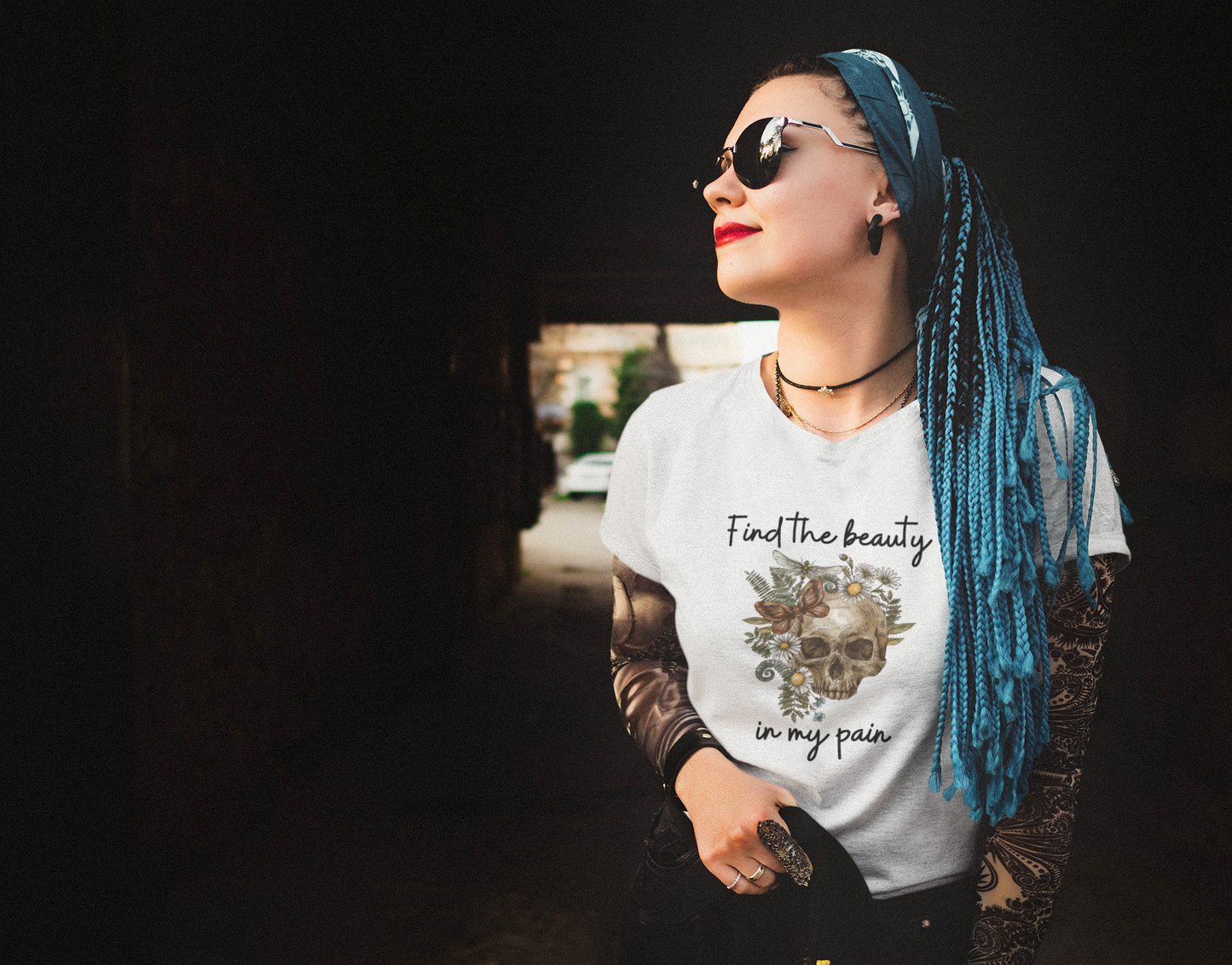 Find the beauty in my pain T-shirt |  Positive Shirt ♡