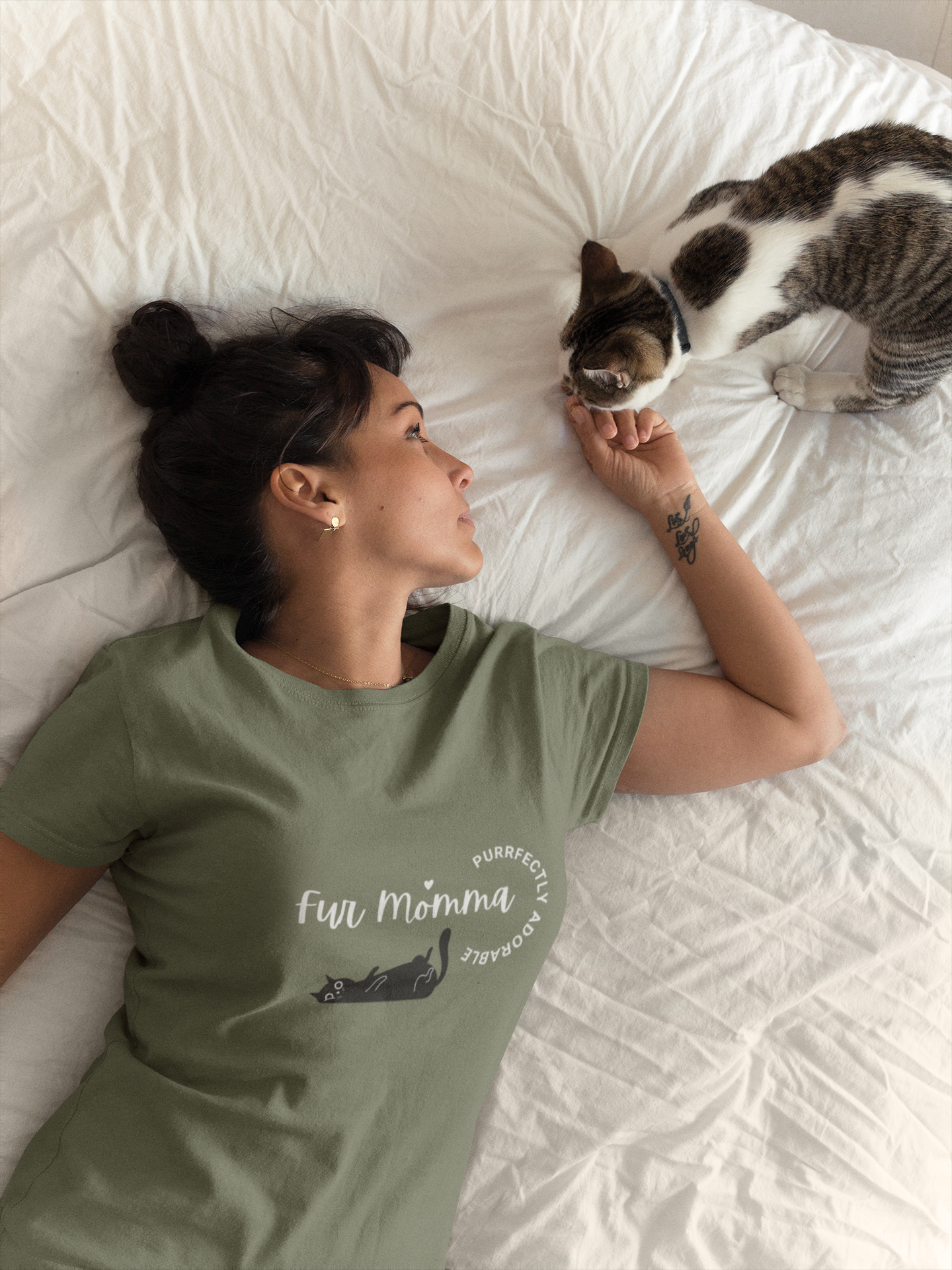 🐾 Fur Momma Purrfectly Adorable tshirt,  Perfect gift for cat lovers, tshirt for the crazy cat lady 🐈‍⬛